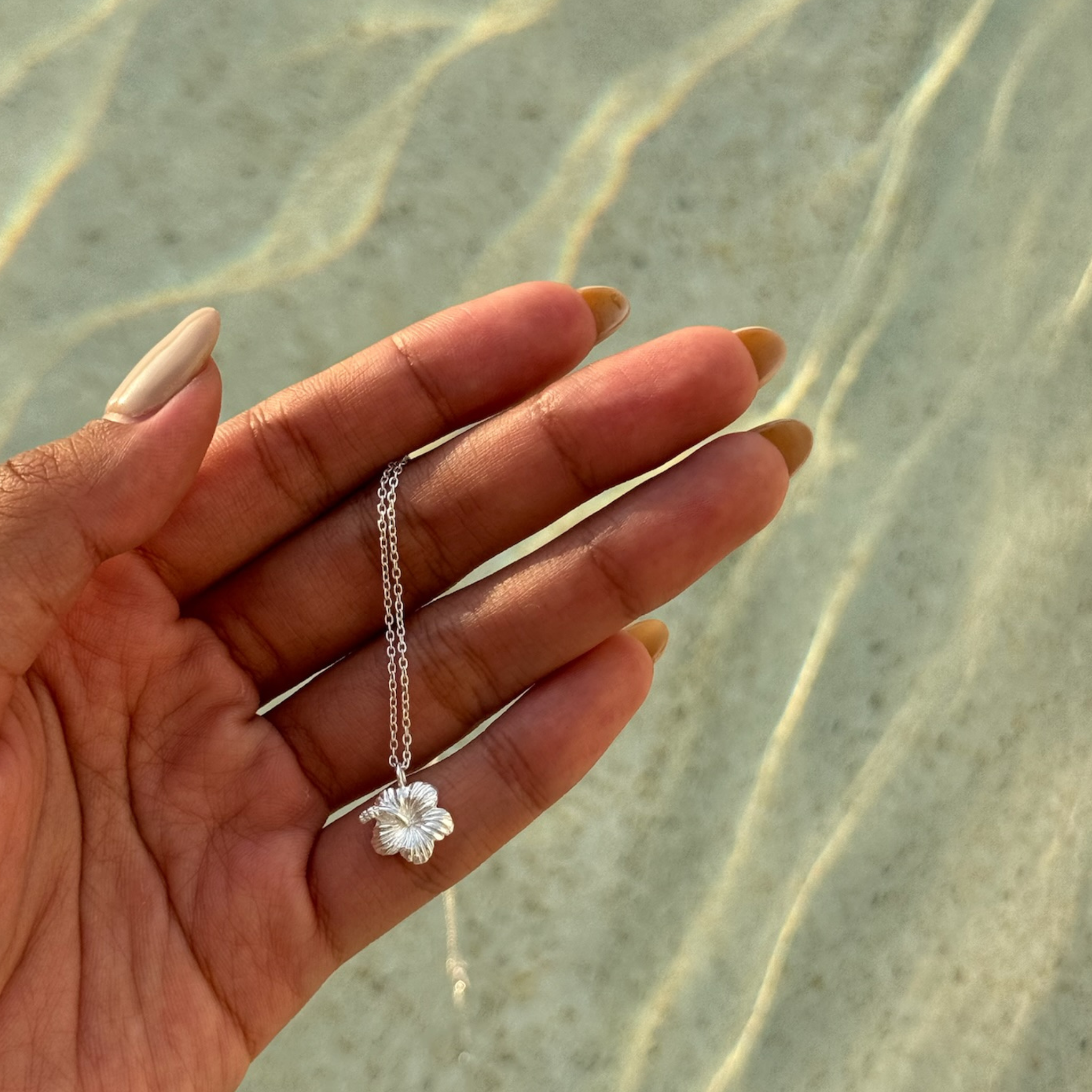 Lei Hibiscus Necklace