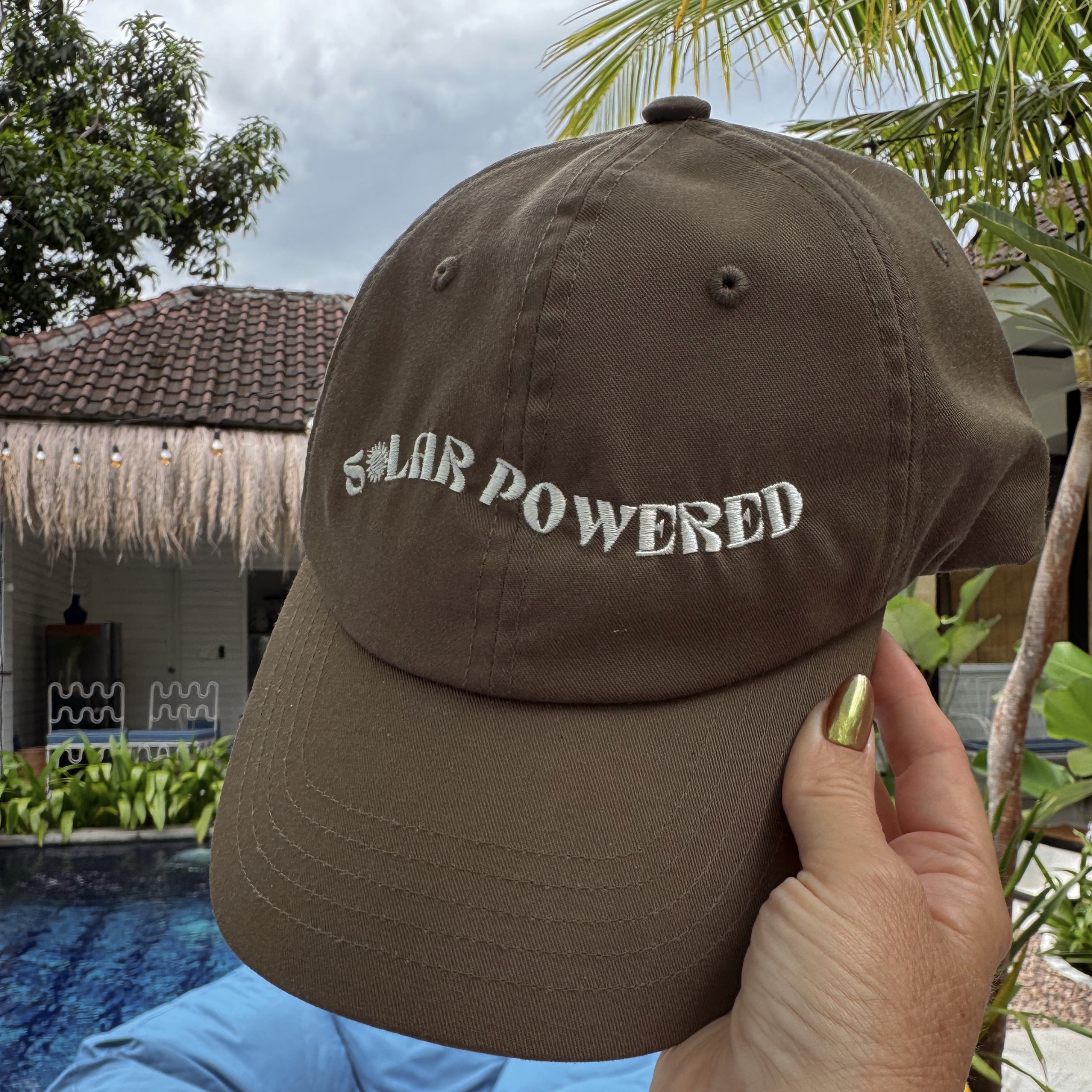'Solar Powered' Cap